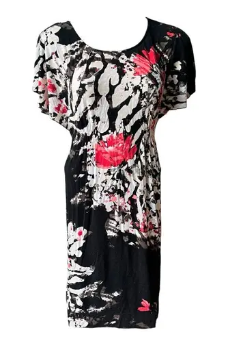 Soma Intimates Super Soft Jersey Scoop Neck Flutter Sleeve Dress, Sz XS