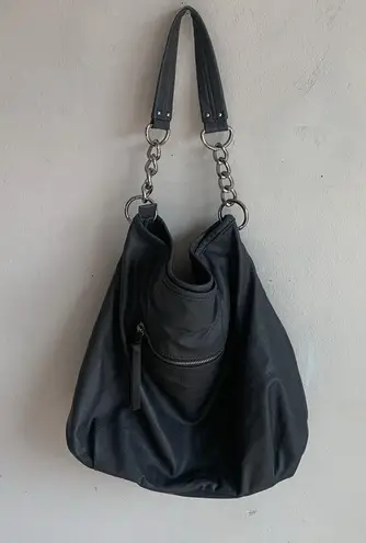 Olivia + Joy Slouchy Hobo Zipper Detail Shoulder Bag