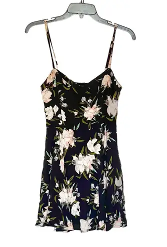 Talula Aritzia Womens Dress Sz 2 Floral Mini Boho Chic Bohemian Festival Garden