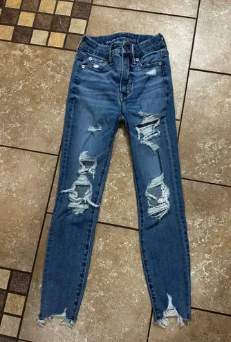 American Eagle ripped jeans