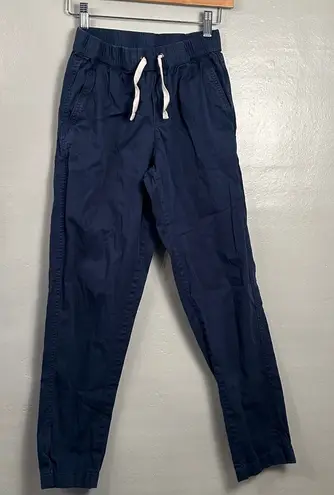Pact Womens Organic Daily Twill
Drawstring Pull On Utility Pants S XXS
Navy