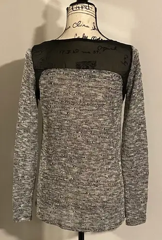 Gibson Black & White Knit Sweater Top XS/S