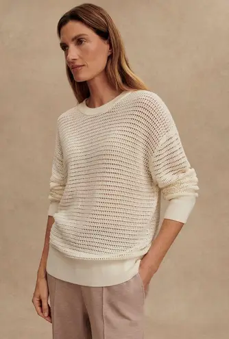 Varley Kershaw Knit Sweater in Egret L