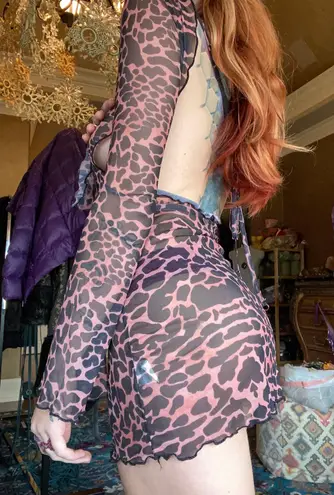 Sexy Cheetah Dress Multi