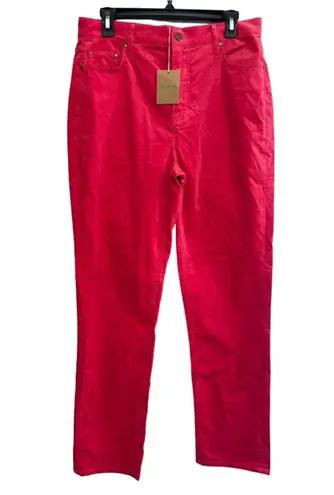 Boden Velveteen Slim Straight Girly Casual Jeans Dusty Rose NWT 10L Pink Size undefined