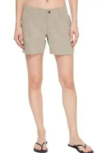 Kuhl tan flat front size 10 6.5 inseam hiking shorts