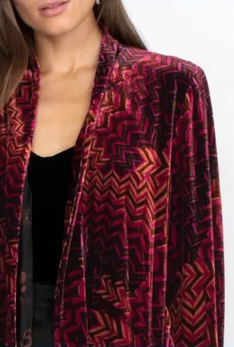 Johnny Was beautiful velvet duster NWT