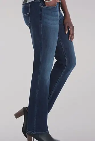 Riders By Lee Lee Riders Midrise Straight Leg Dark Wash Jeans