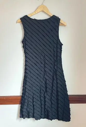 Christopher & Banks Blue Ruffled Sleeveless Mini Dress