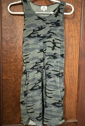 Sundry Evereve Camo Print Weekender Dress Size XS