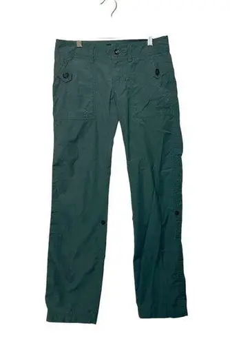 Marmot Utility Roll-Up Pant Women 4 Green Hiking Stretch Outdoor Quik Dry