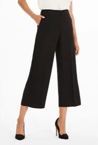 EXPRESS Women's Side zip Wide Leg Gaucho Culottes Dress Pants Pockets Career 8