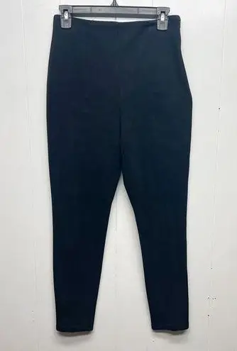 Babaton Aritzia Women's High Rise Faux Suede Black Pants Size 6 Stretch Neutral