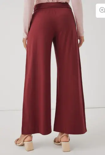 Pact Luxe Jersey Volume Pant in Pomegranate
