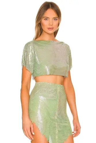 Poster Girl The Jana Crop Top Ultra Serpentine Womens Size Medium