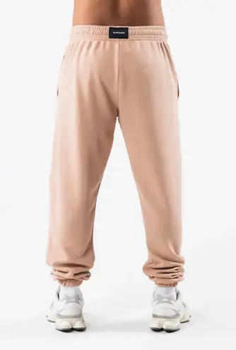 Alphalete Unisex Earth Dye Natural Jogger- Ochre , Size Medium