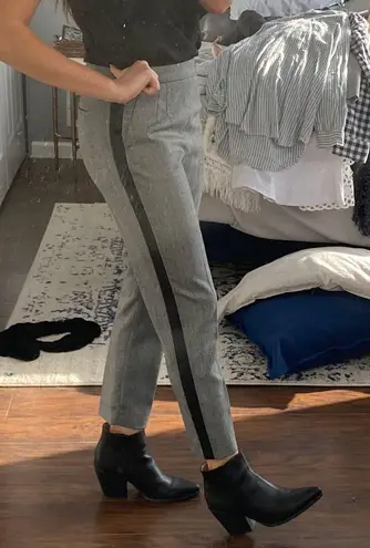 J.Crew Wool And Leather Dress Pants