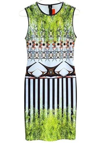 Clover Canyon EUC Huntington Gardens Scuba Sheath Dress Size Large