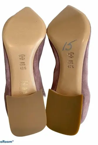 Sesto Meucci Suede Low Heel Pumps, Sz 40.5