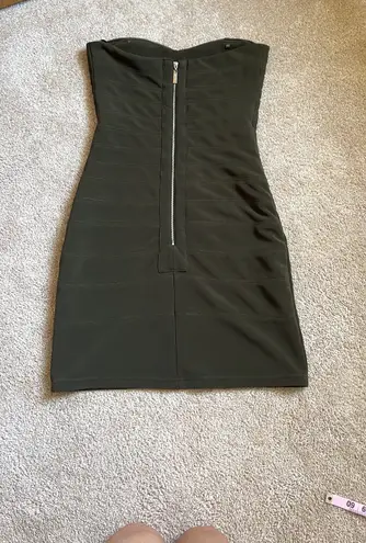 Walter Baker Walter By Olive Green Bodycon Strapless Party Dress Size Small