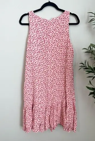 The Nines by Hatch Womens Maternity Dress Size L Pink Floral Sleeveless Sundress Size L