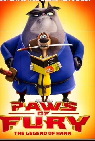 Clear backpack from the movie, PAWS OF FURY, NWOT