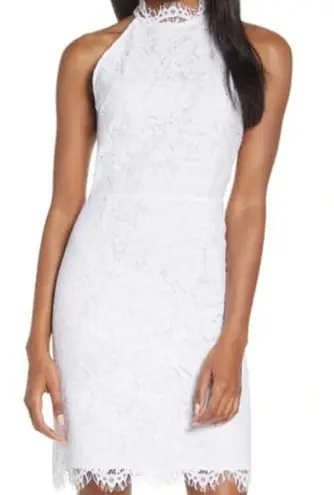 BB Dakota NWT  x Steve Madden | Cara High Neck White Lace Cocktail Dress