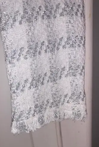 IRO Cropped Silver Tweed Suit Jacket (NEW)