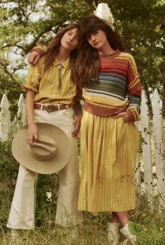 The Great π.π The Laurel Dress ~ Sunburst Stripes Size 1 Small