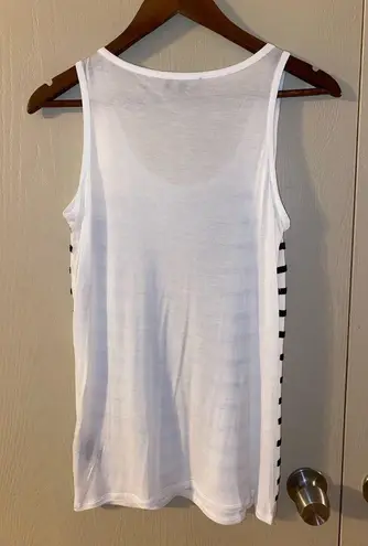 Premise Studio tank with black sparkling stripes - size small