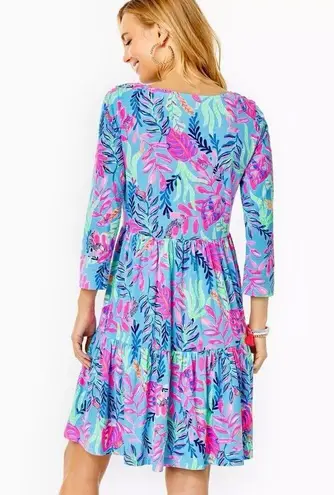 Lilly Pulitzer  Size XS Geanna Swing Dress You’ve Been Spotted Multicolor Floral