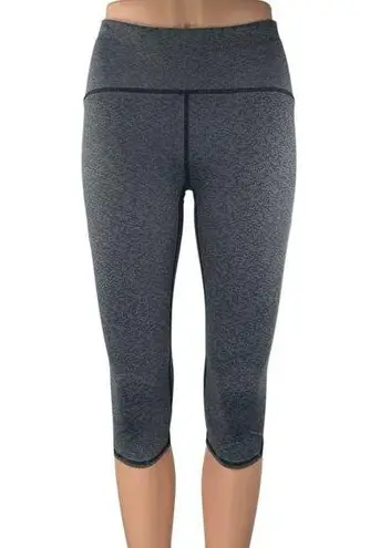 Lululemon Wunder Under Gray Skinny Mid Rise Crop Workout Tight Leggings Pants 6