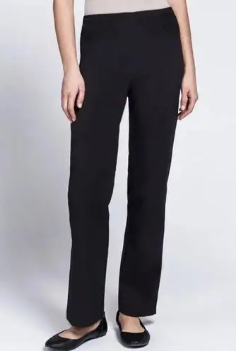 Noel Asmar Black Uniform Unisex Pants Size Medium Elastic Waist Cropped Length