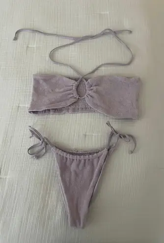 Free People Stone Fox Terry Bikini Set