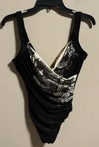 MiracleSuit Petal to the Metal Sanibel One-Piece Slimming 10lbs- Size 10