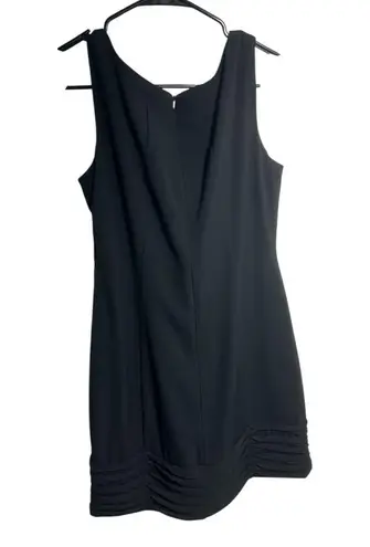 Sandra Darren Classic Black Midi Dress