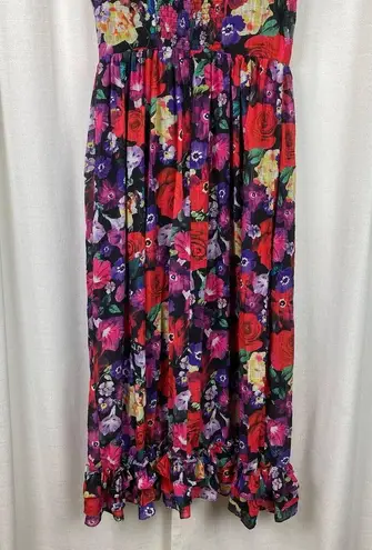 Ivy City Co Black Floral Havana Dress Sz.L NWT Size L