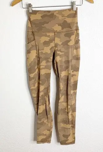 Lululemon  Align HR 23” Heritage 365 Camo Beige Multi Size 4