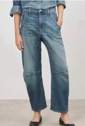 Nilli Lotan Emerson Barrel Classic Wash Jean 25 Blue