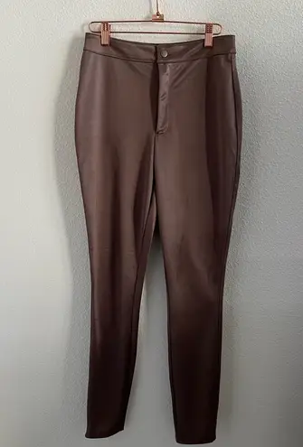 SKIMS Disco Skinny Leg Pants Umber Rose Gold High Rise Medium