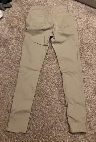 Amazon Khaki Colored Skinny Jeans