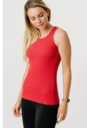 Zyia Active Woman’s Red Cali Sporty Casual Tank Size Medium
