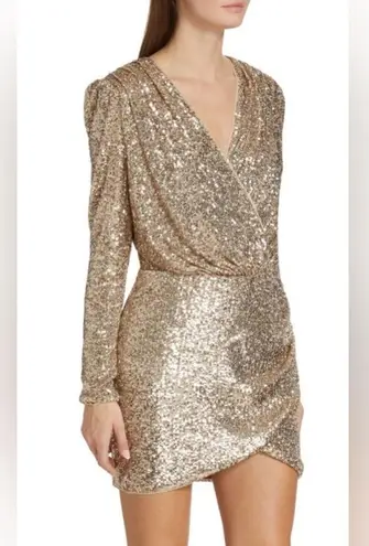 Generation Love Miley Sequin Mini Dress Champagne Size Small NWOT $385