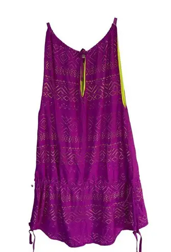 Jo&Jax Jo+Jax BoHo Swimsuit Cover-Up Women's Medium M 6-8 Wildberry/Citron Swim Coverup