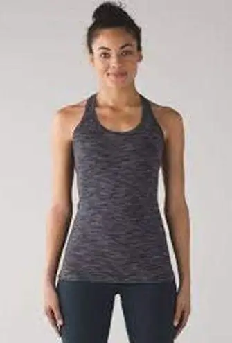 Lululemon  Cool Racerback II Wee Are From Space Deep Coal Battleship Size 4/6