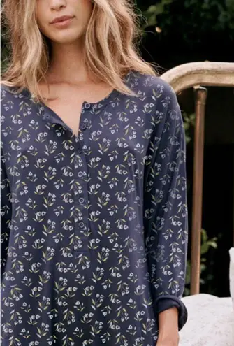 The Great ππ The Henley Romper ~ Navy Apron Floral Size 0 XS NWT