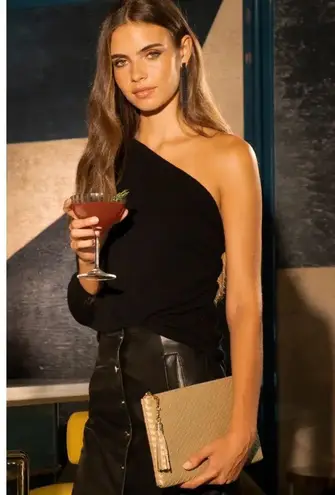 Virginia Wolf Mimi Woven Clutch Pouch