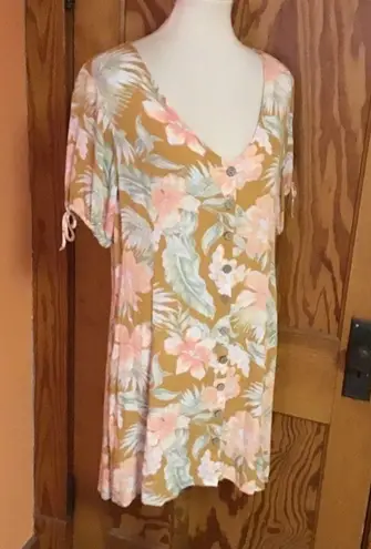 Rip Curl Rip-curl floral beachy mini dress