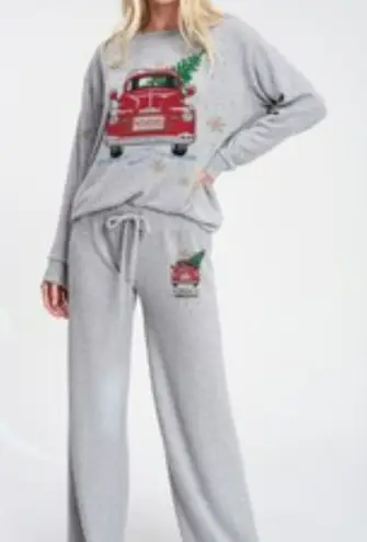 Phil Love Holiday Ho Ho Ho Loungewear Pajama Set Size L NWT
