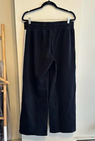 Juicy Couture Juicy by  Black Wide Leg Sweatpants Size Large